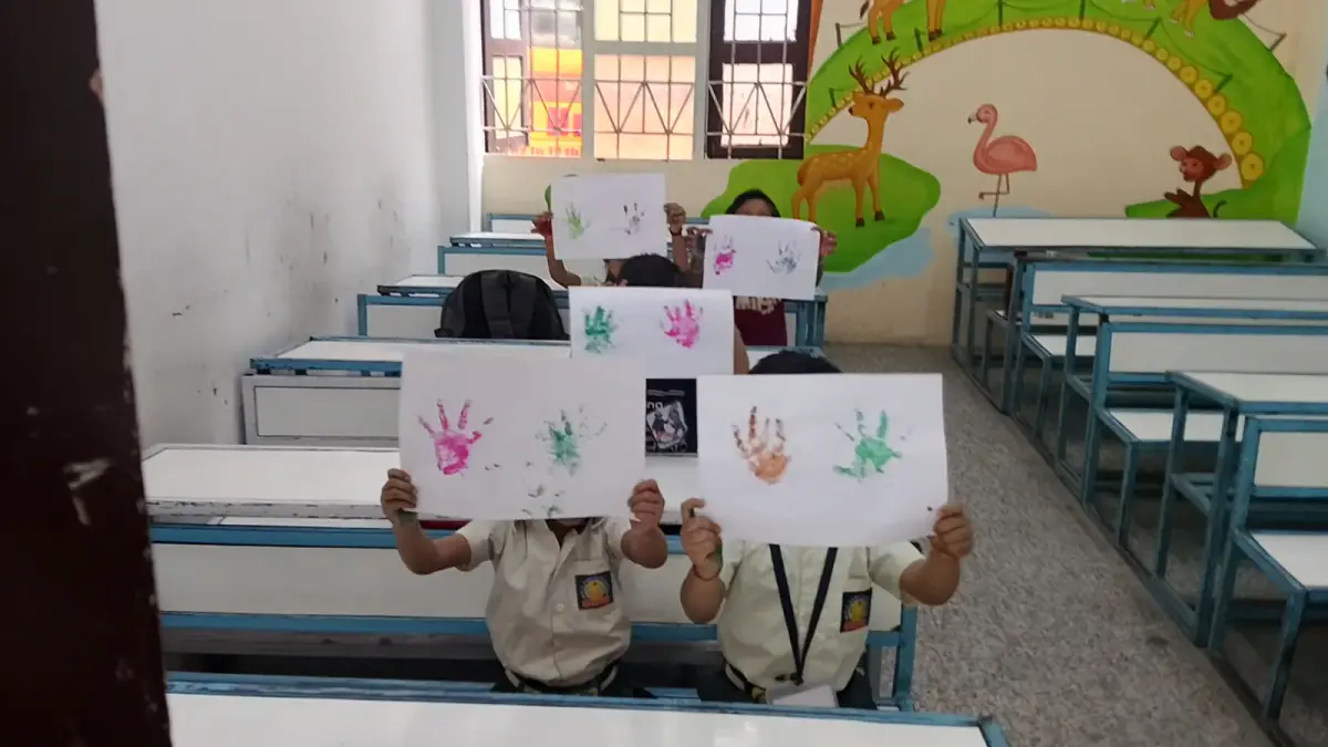 School event photo from M.P. Public School